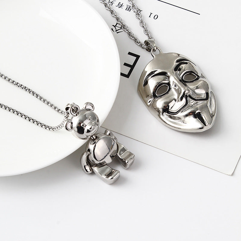 Complexo Mini Urso de Máscara Assustadora de Halloween