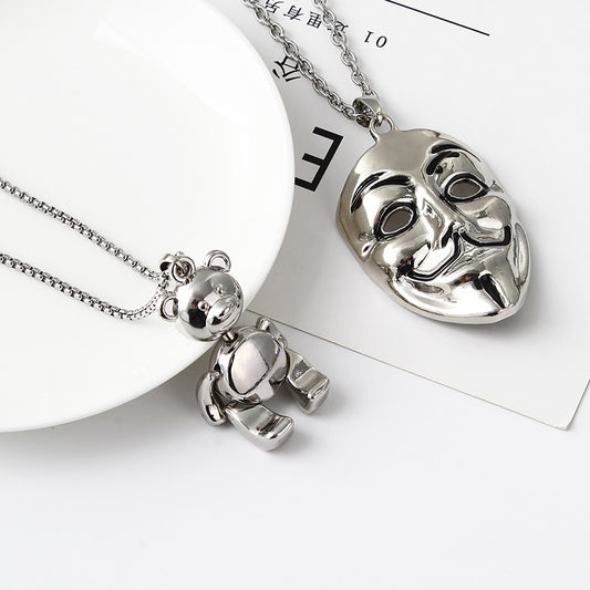 Complexo Mini Urso de Máscara Assustadora de Halloween