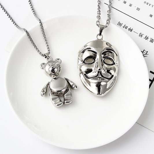 Complexo Mini Urso de Máscara Assustadora de Halloween